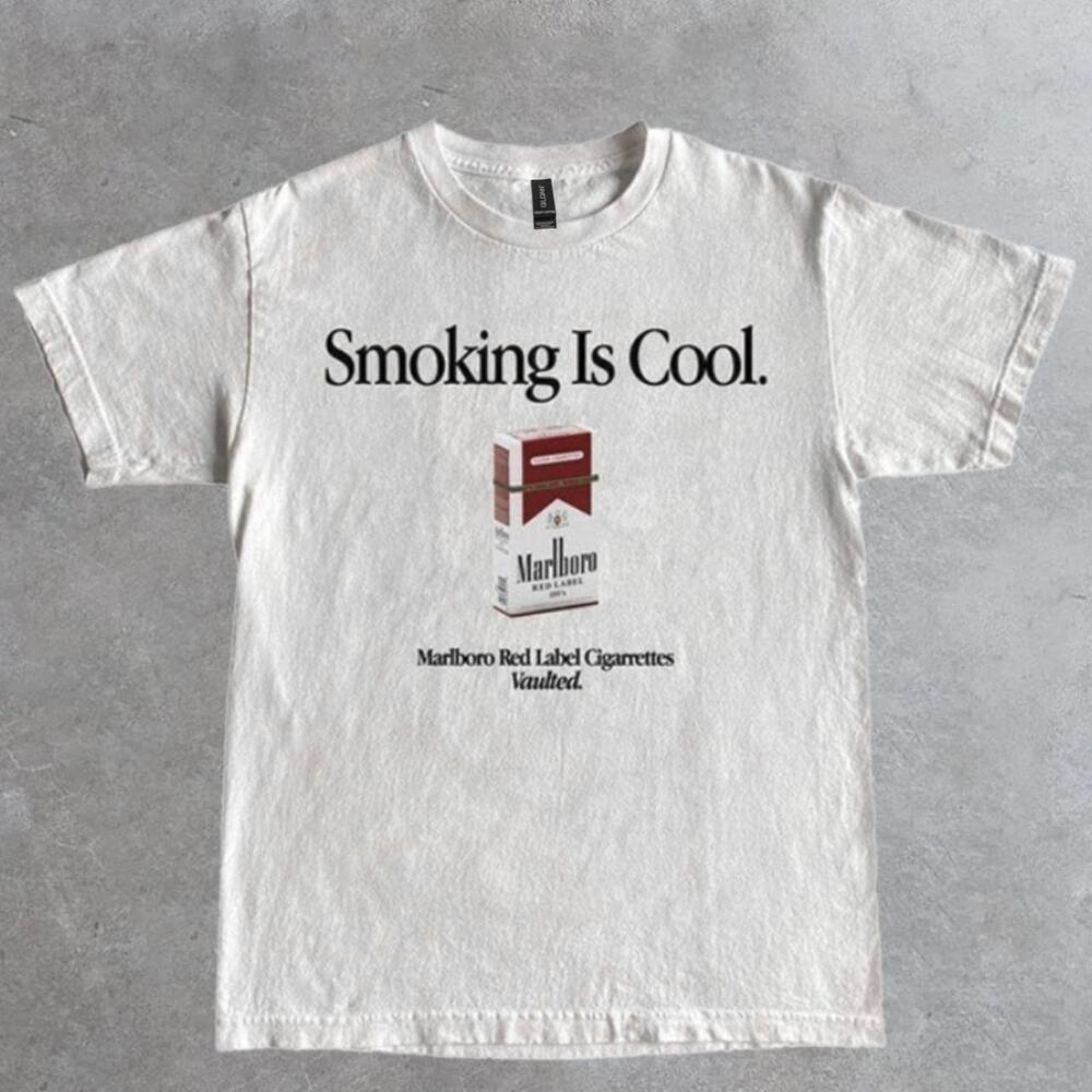 White And Red Marlboro T-Shirt